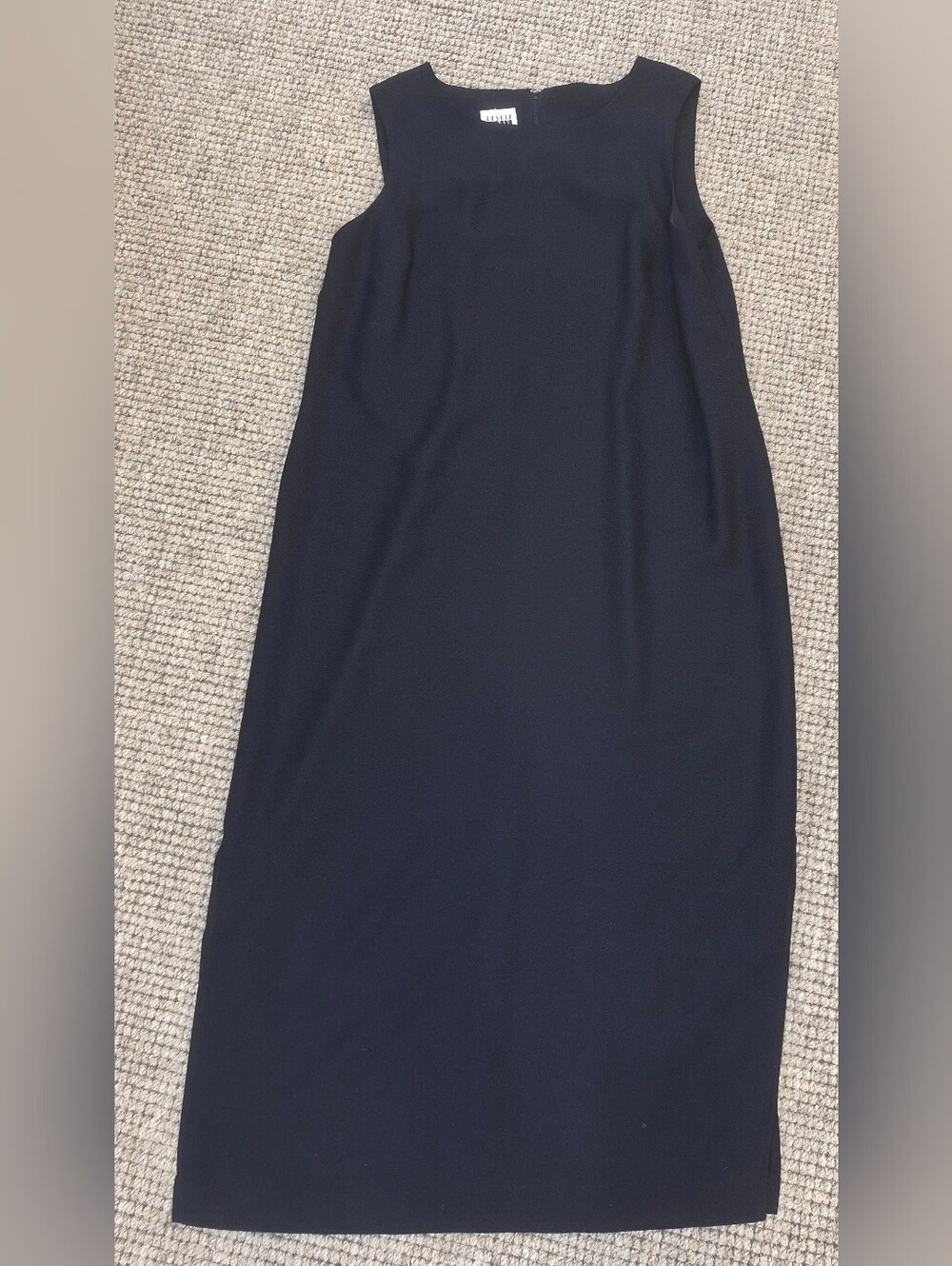 Vintage Leslie Fay Navy Pencil Dress